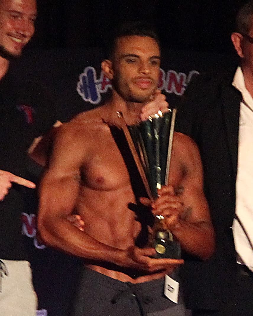Damien Narfin sur le podium, titre de Champion de France AFBBN 2019
